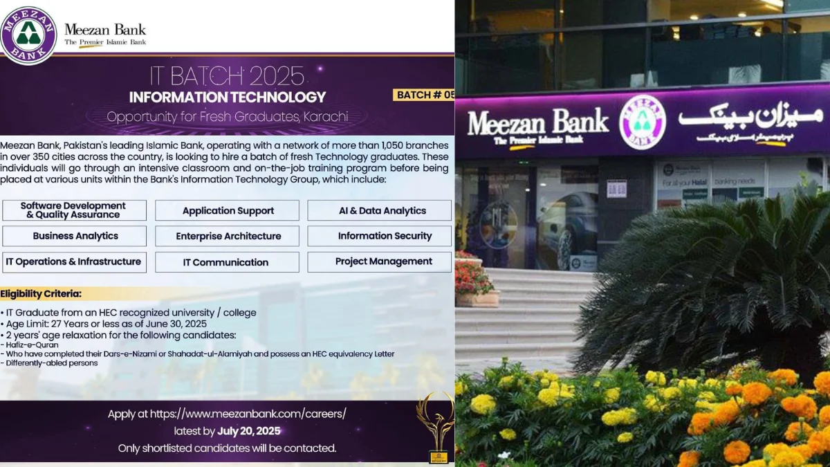 Meezan Bank Announces IT Batch 2025