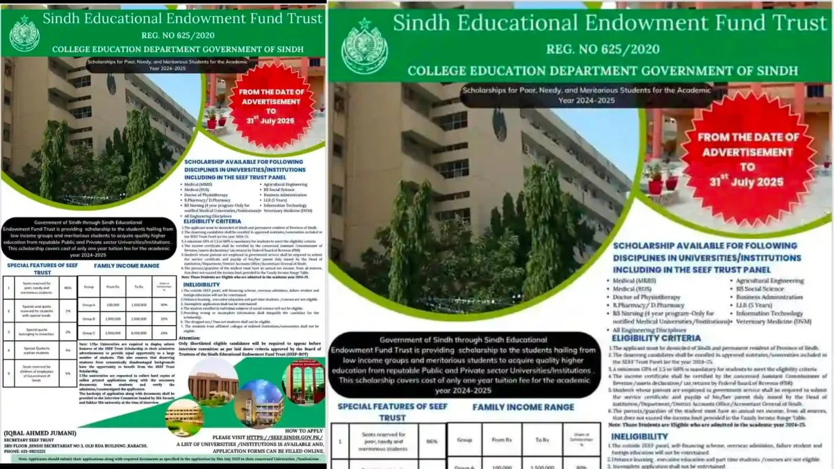 Sindh Scholarship