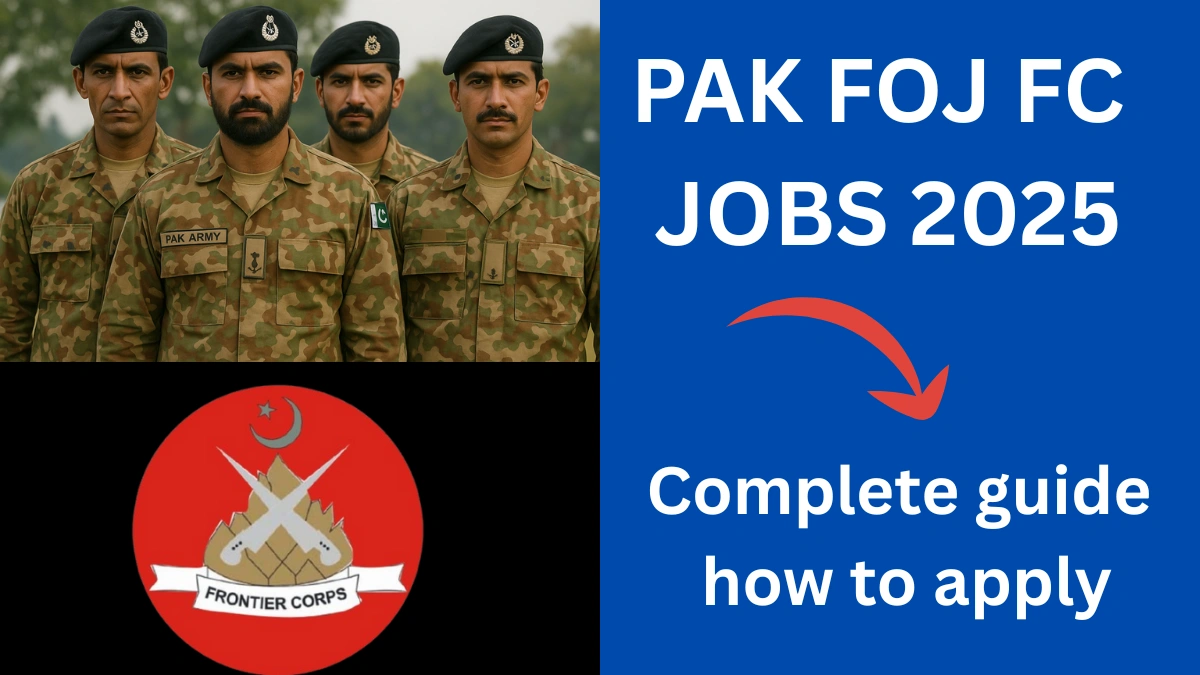 Frontier Corps FC North KPK Jobs 2025