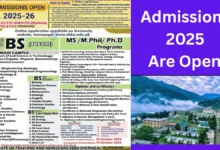 Admissions 2025 Open at Shaheed Benazir Bhutto University, Sheringal (SBBU)